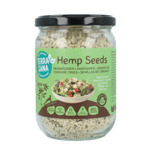 TerraSana RAW Hennepzaad gepeld in glas bio
