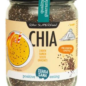 TerraSana Raw chia zaad in glas bio