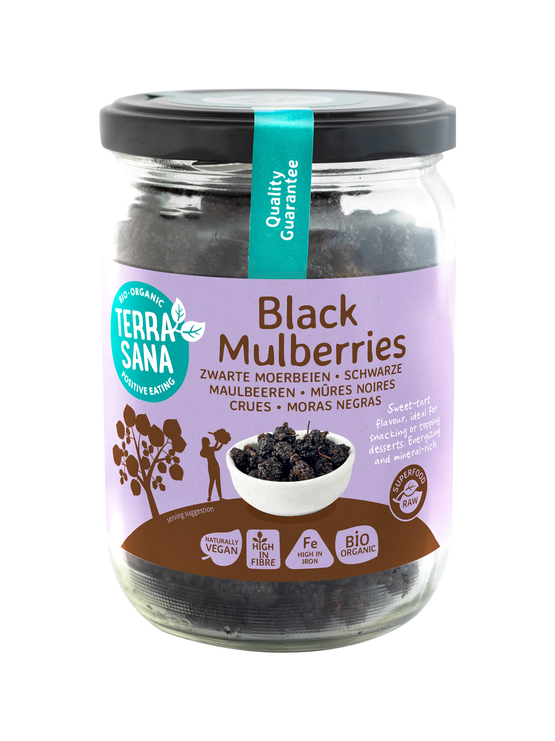 TerraSana Moerbei bessen zwart bio