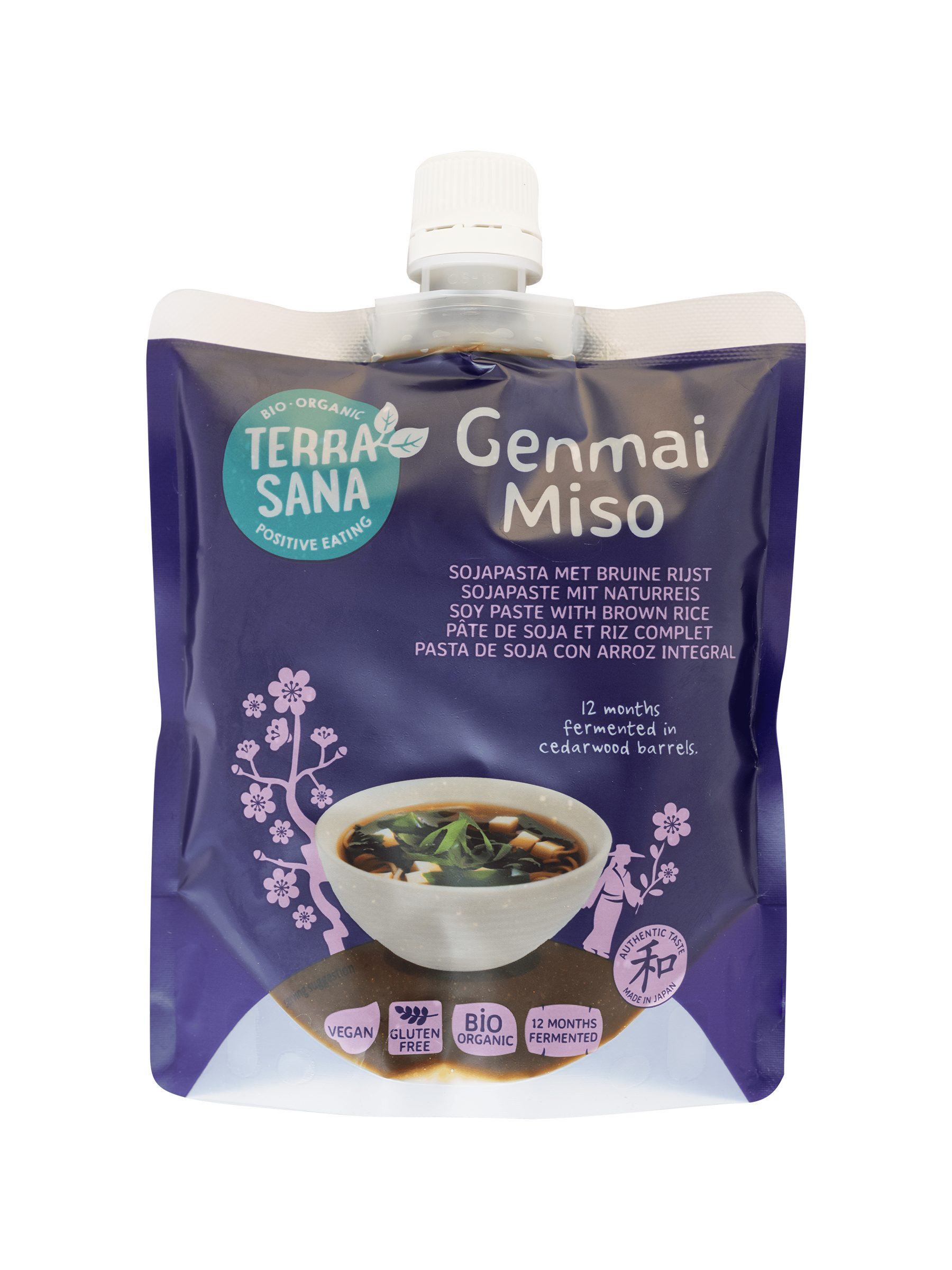 TerraSana Genmai miso eko met schroefdop bio