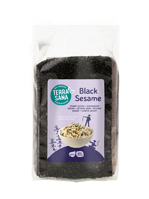 TerraSana Sesamzaad zwart ongepeld bio
