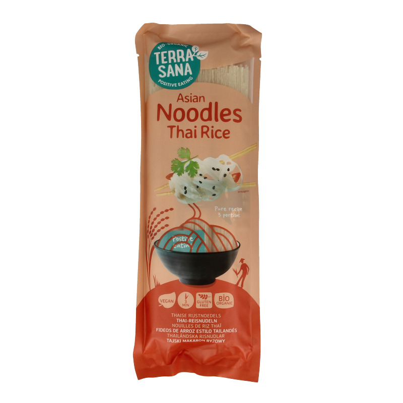 TerraSana Noodles Thaise rijst bio