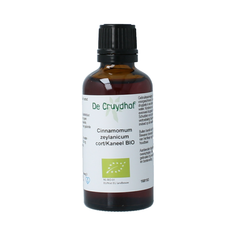 Cruydhof Cinnamomum zeyl cort / kaneel tinctuur bio