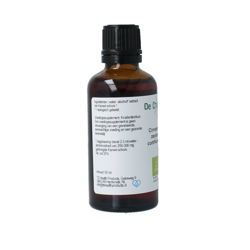 Cruydhof Cinnamomum zeyl cort / kaneel tinctuur bio - Afbeelding 2