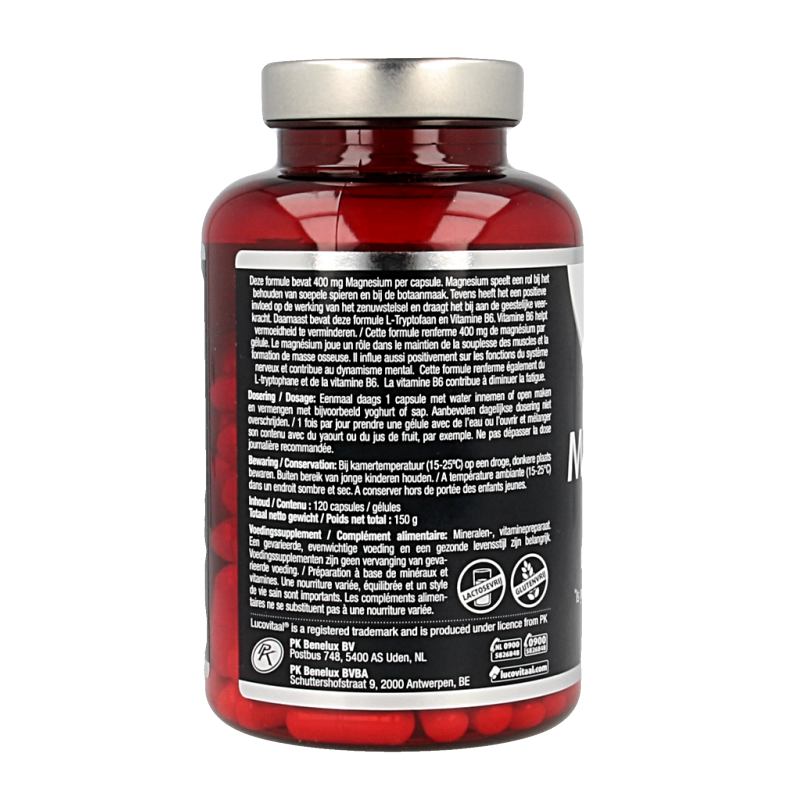 Lucovitaal Magnesium 400 met B6 en L-Tryptofaan - Afbeelding 2