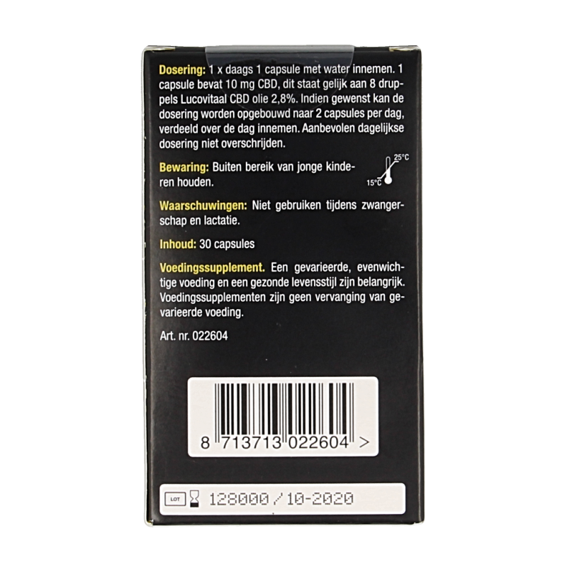 Lucovitaal CBD 10mg forte - Afbeelding 3