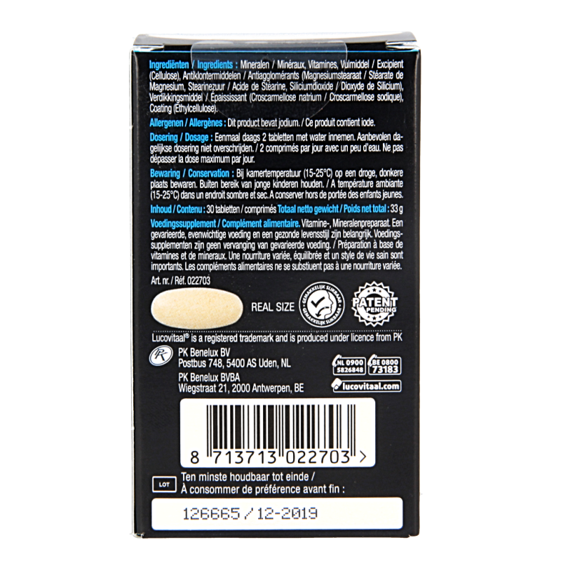 Lucovitaal Magnesium vitaminen mineralen compleet - Afbeelding 3