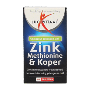Lucovitaal Zink methionine & koper