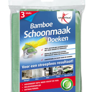 Lucovitaal Bamboe schoonmaakdoek
