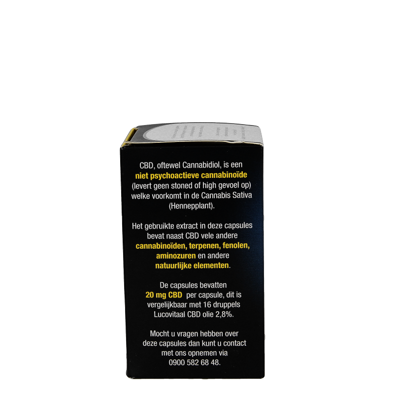 Lucovitaal Cannabidiol CBD 20mg - Afbeelding 2