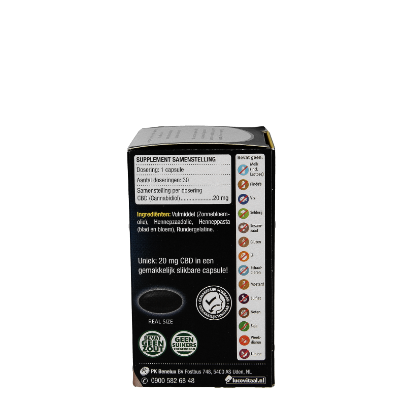 Lucovitaal Cannabidiol CBD 20mg - Afbeelding 3