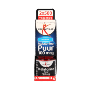Lucovitaal Melatonine duo 0.1mg 2 x 500 tabletten