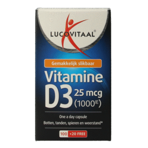 Lucovitaal Vitamine D3 25mcg