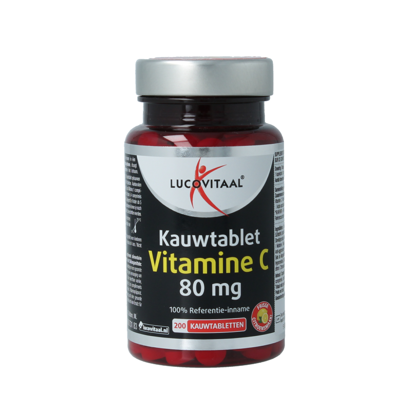 Lucovitaal Vitamine C 80mg citroen