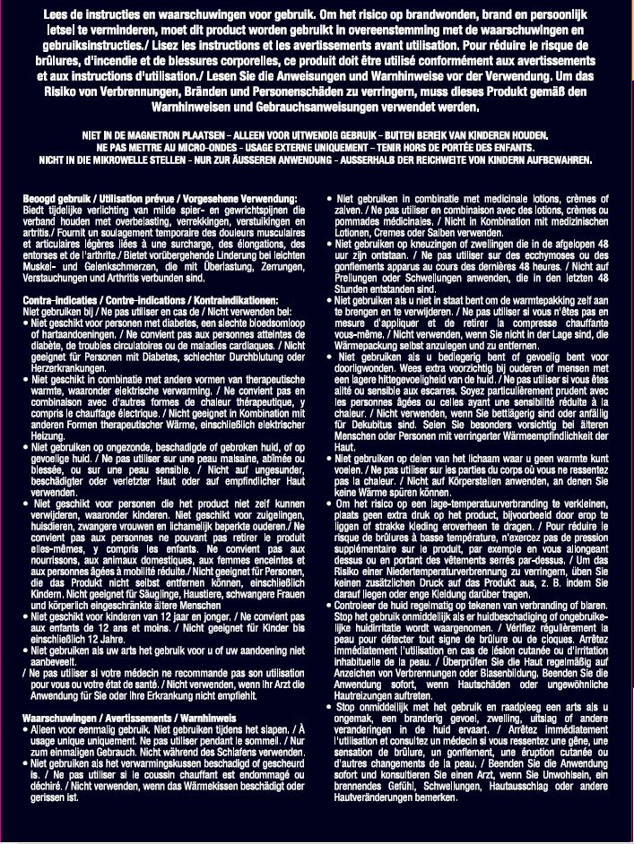 Lucovitaal Spier en gewricht warmte pleisters - Afbeelding 3