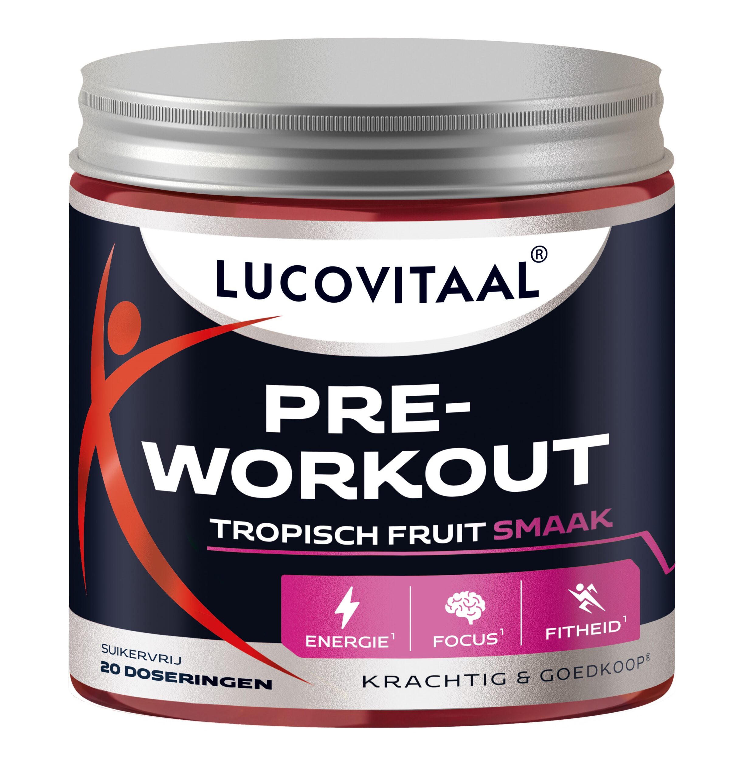 Lucovitaal Pre-workout tropisch fruit