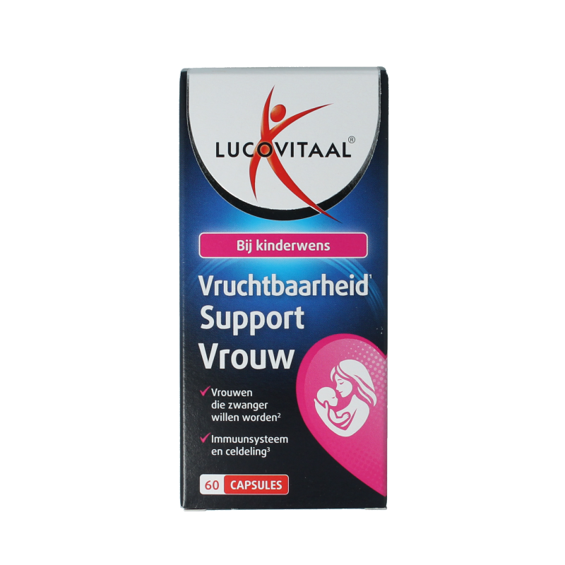 Lucovitaal Vruchtbaarheid support vrouw