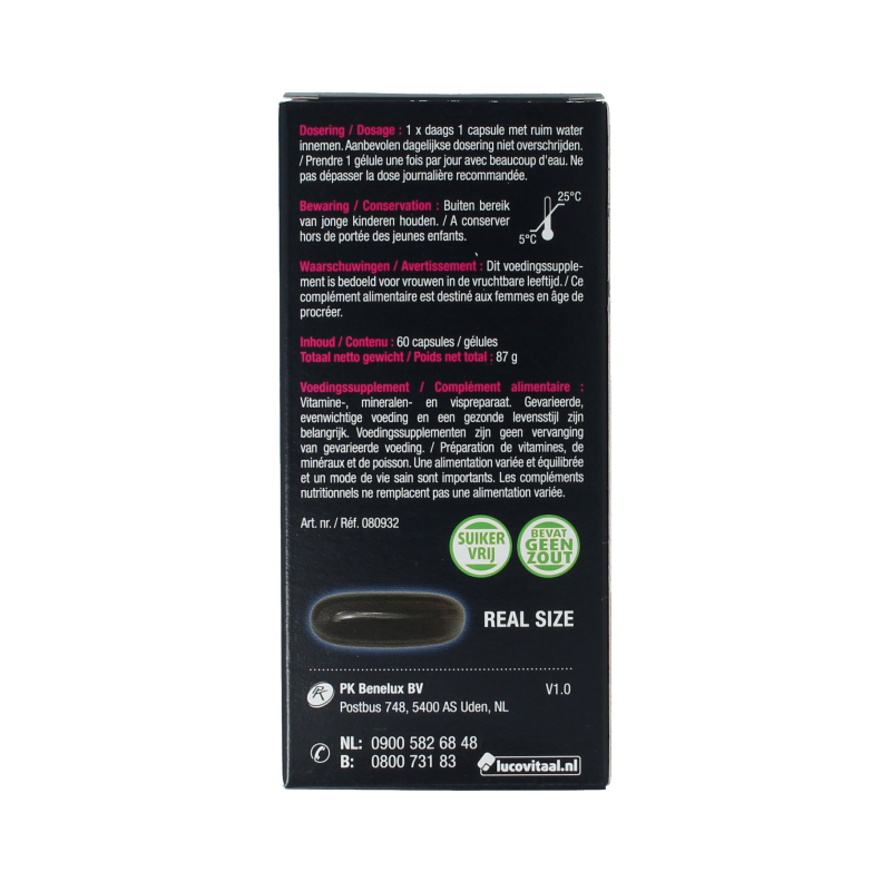 Lucovitaal Vruchtbaarheid support vrouw - Afbeelding 4