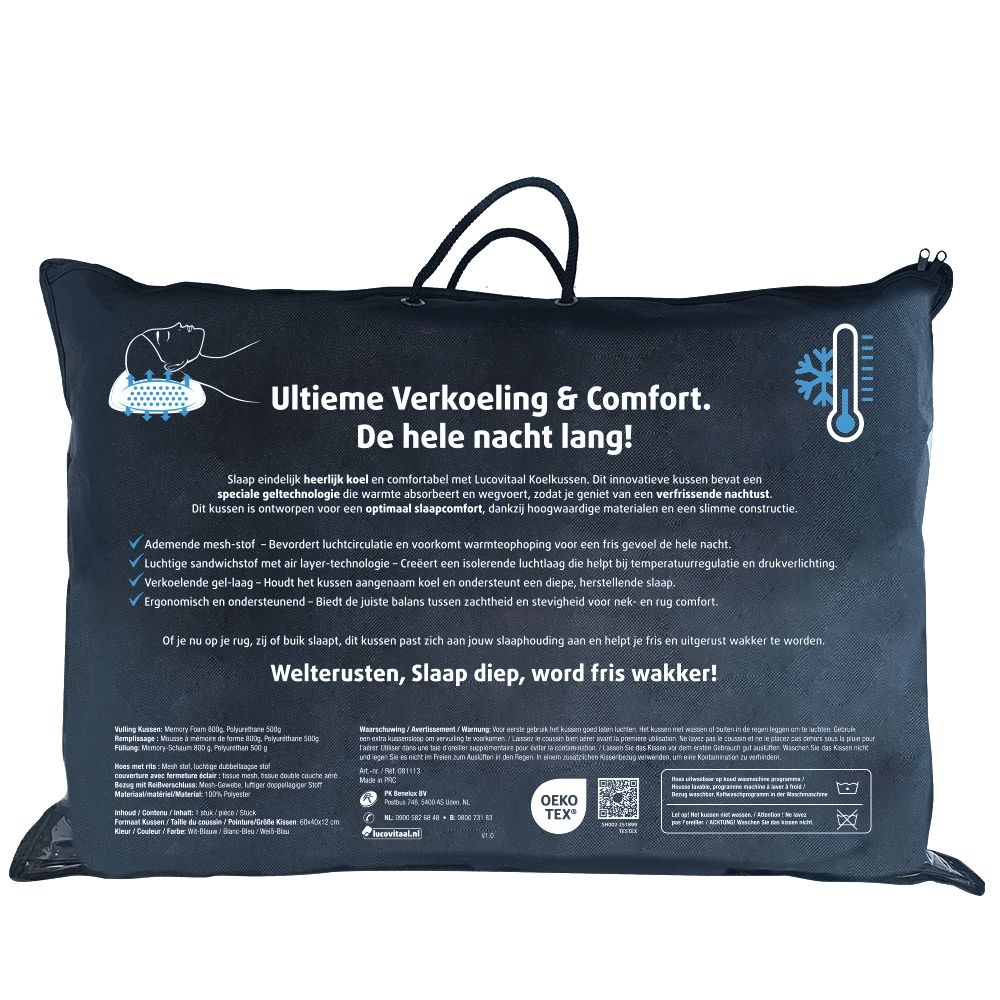 Lucovitaal Koelkussen orthopedisch - Afbeelding 3