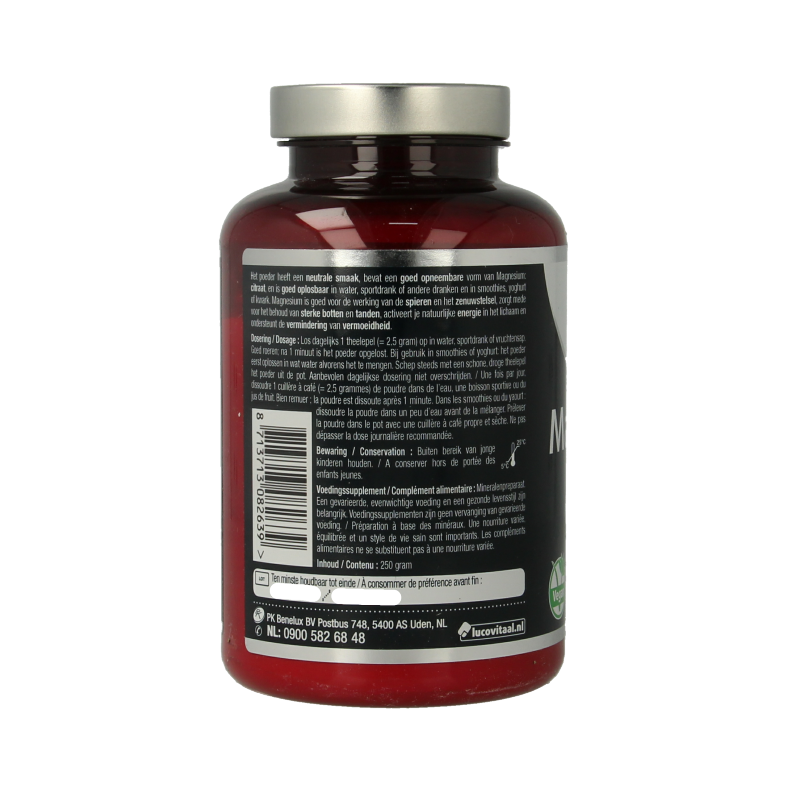 Lucovitaal Magnesium citraat 400mg poeder - Afbeelding 2