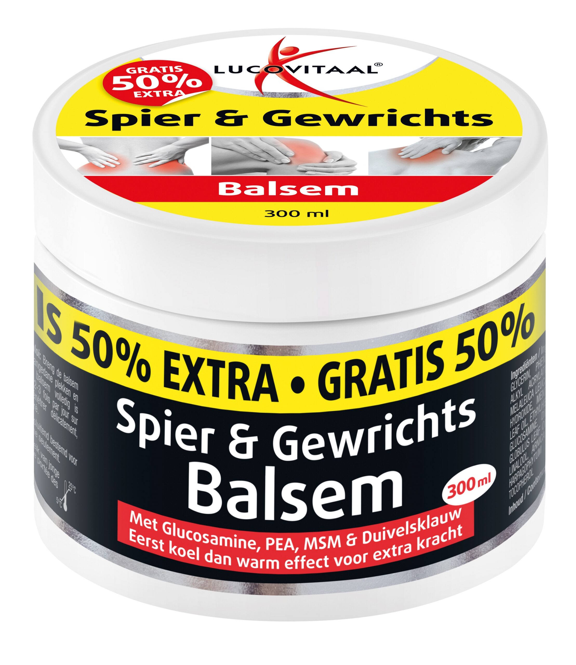 Lucovitaal Spier & gewrichtsbalsem 50% extra