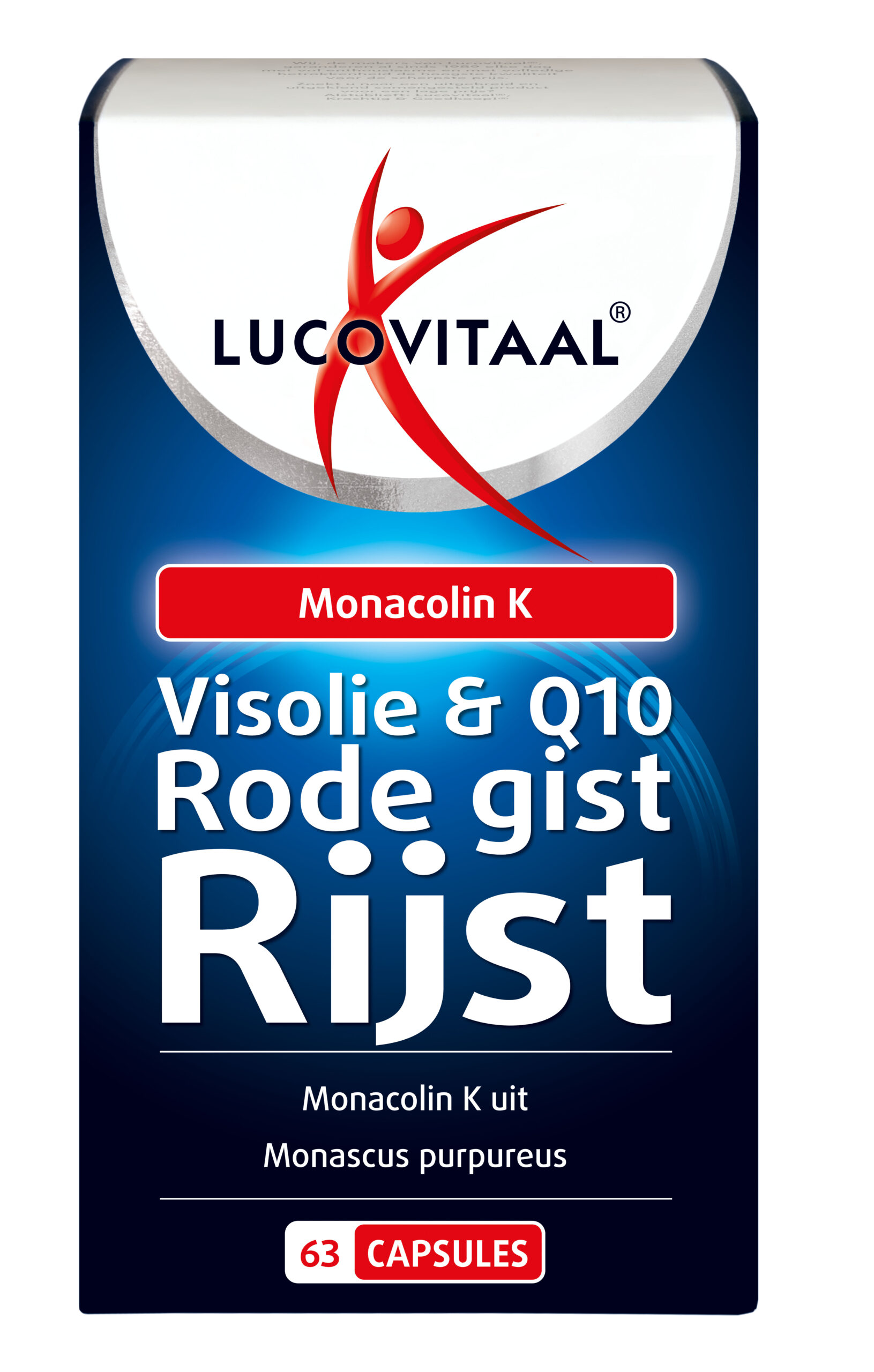 Lucovitaal Rode gist rijst + visolie & Q10
