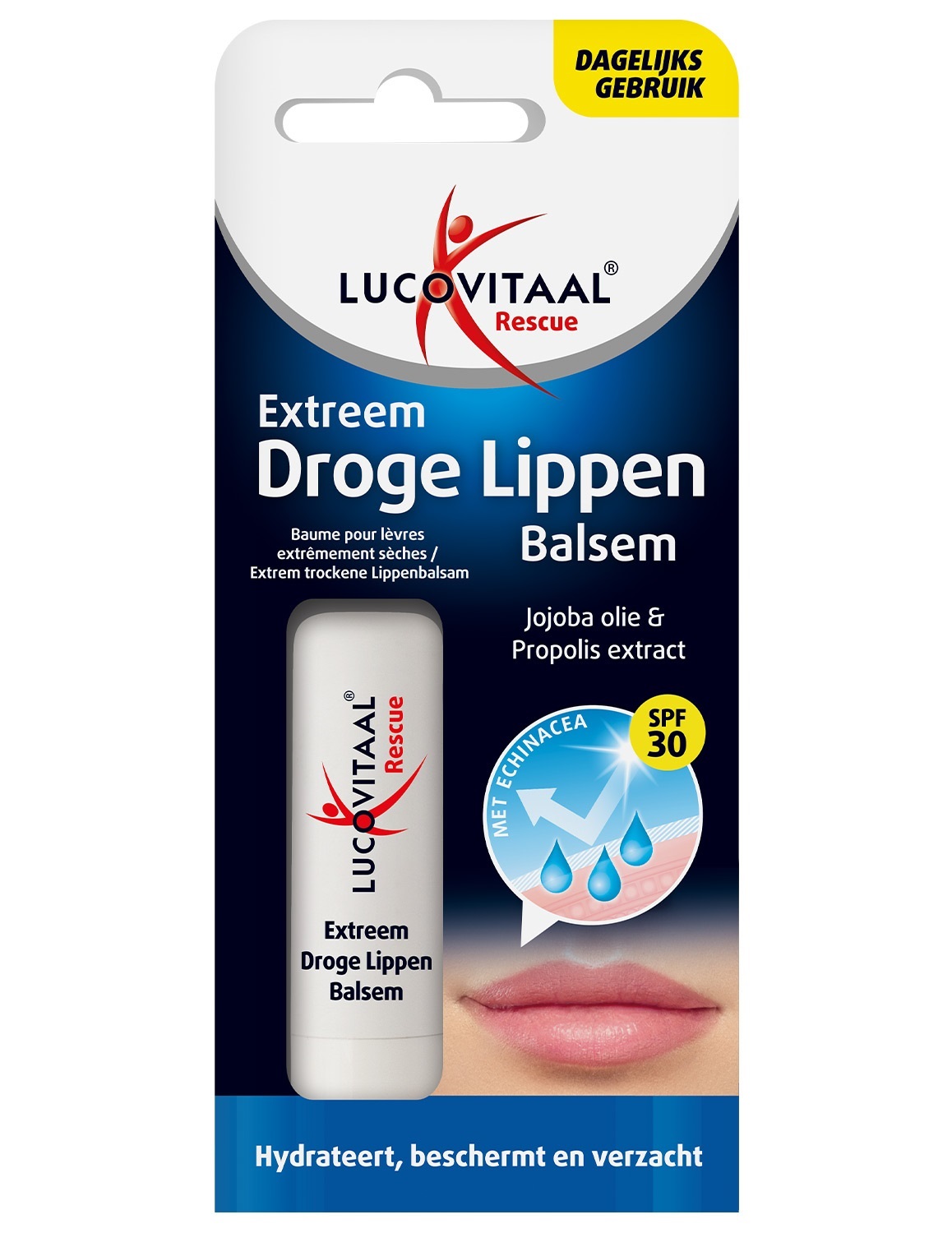 Lucovitaal Lippenbalsem rescue extra droge lippen