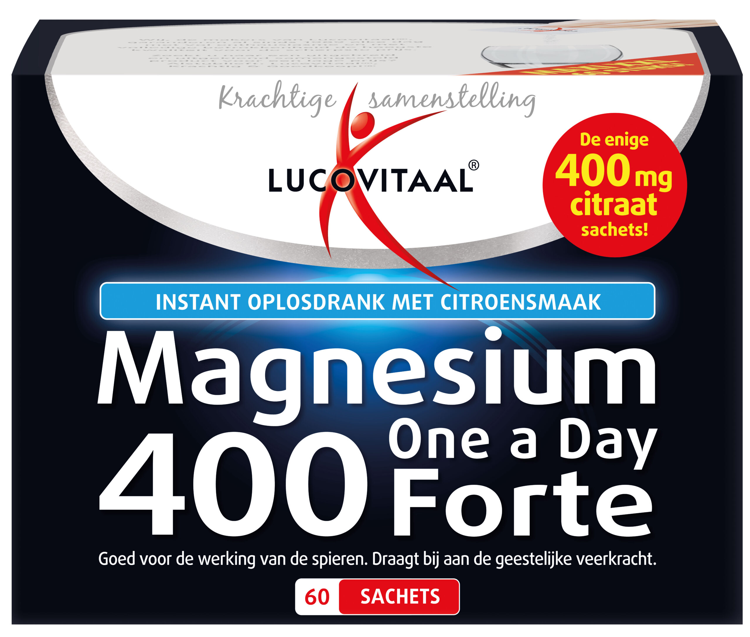 Lucovitaal Magnesium citraat poeder 400mg