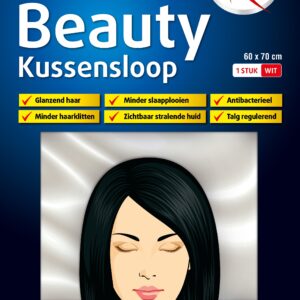 Lucovitaal Kussensloop beauty 100% satijn 60 x 70cm