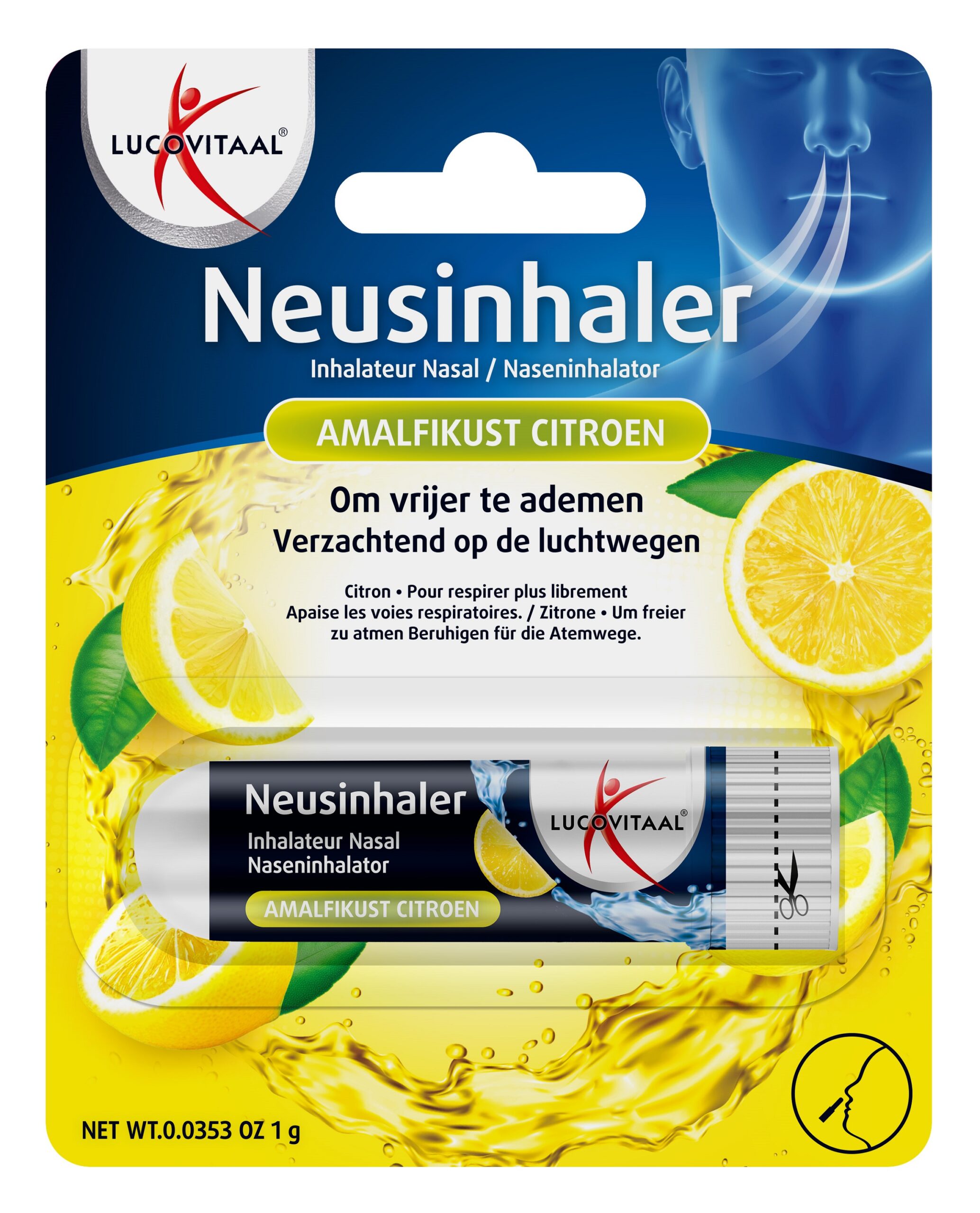 Lucovitaal Neusinhaler amalfikust citroen
