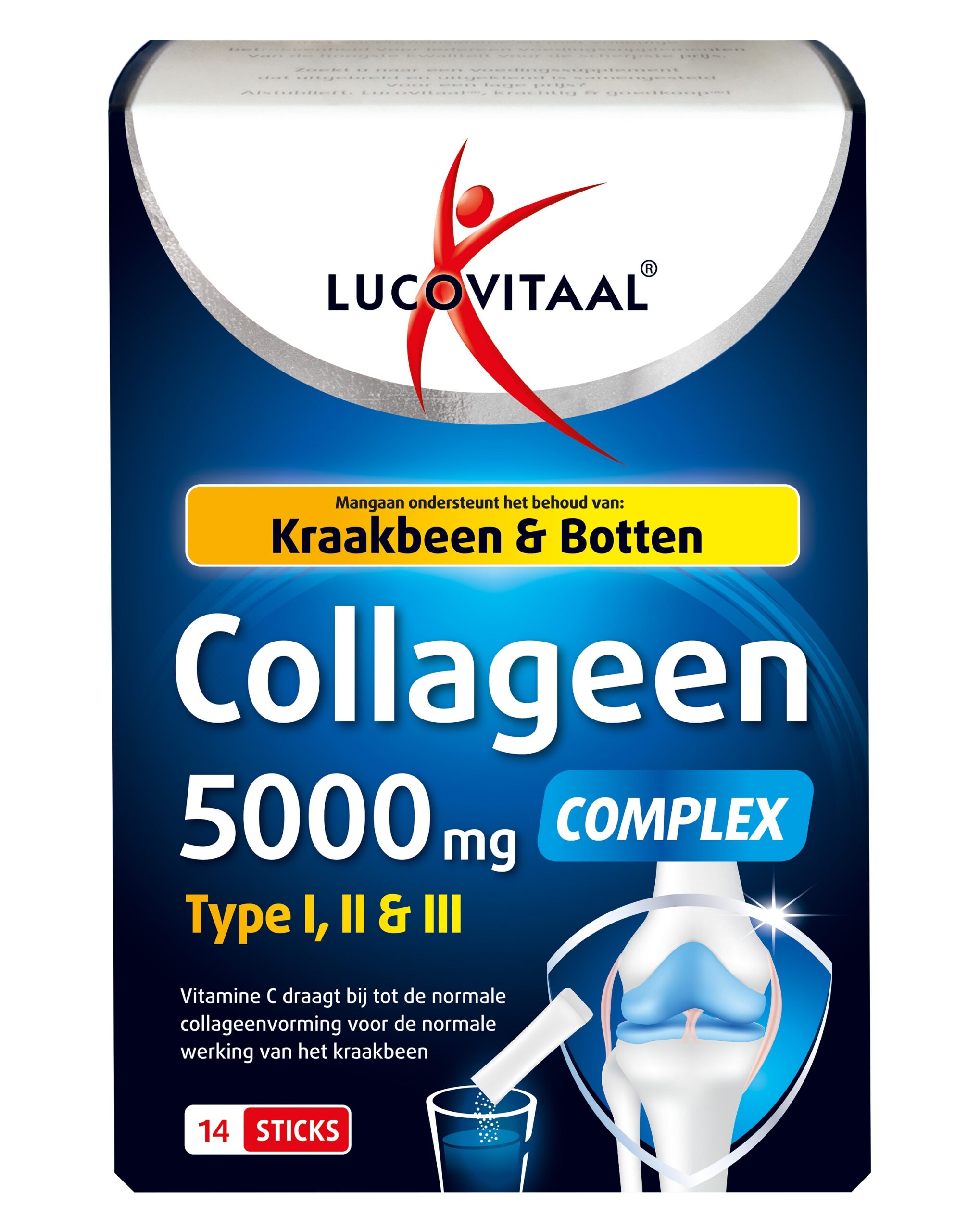 Lucovitaal Collageen complex 5000mg sticks