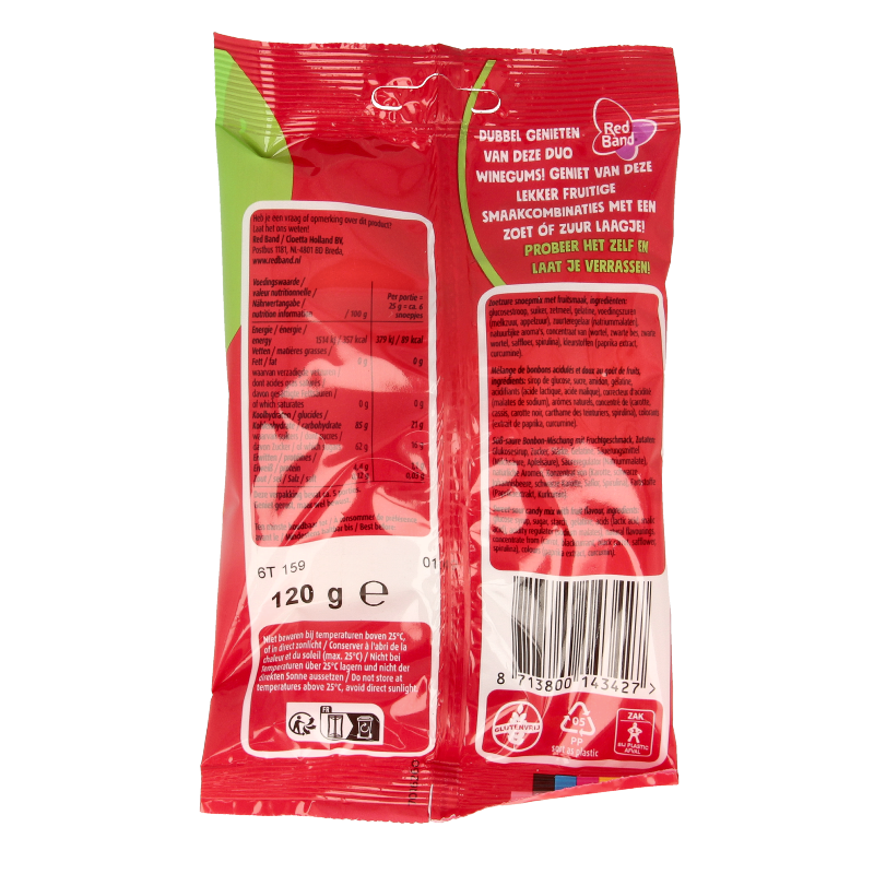 Red Band Winegums duo zoet zuur - Afbeelding 2
