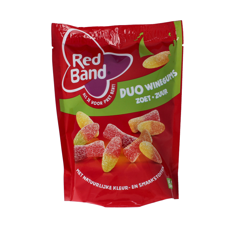 Red Band Winegums duo zoet zuur
