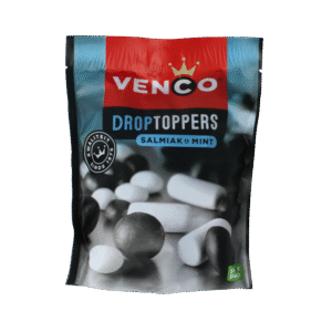 Venco Droptoppers salmiak mint