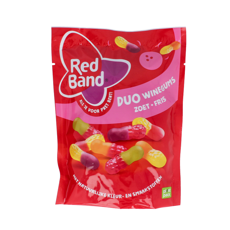 Red Band Winegums duo zoet fris