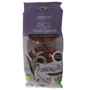 Bonvita Rijstwafels puur carobe bio
