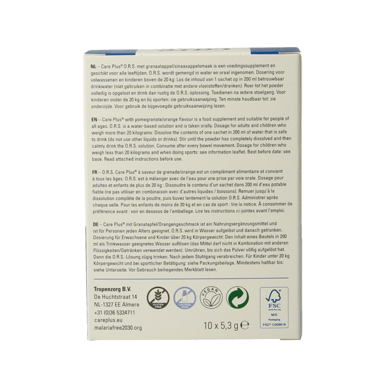 Care Plus ORS granaatappel sinaasappel - Afbeelding 3