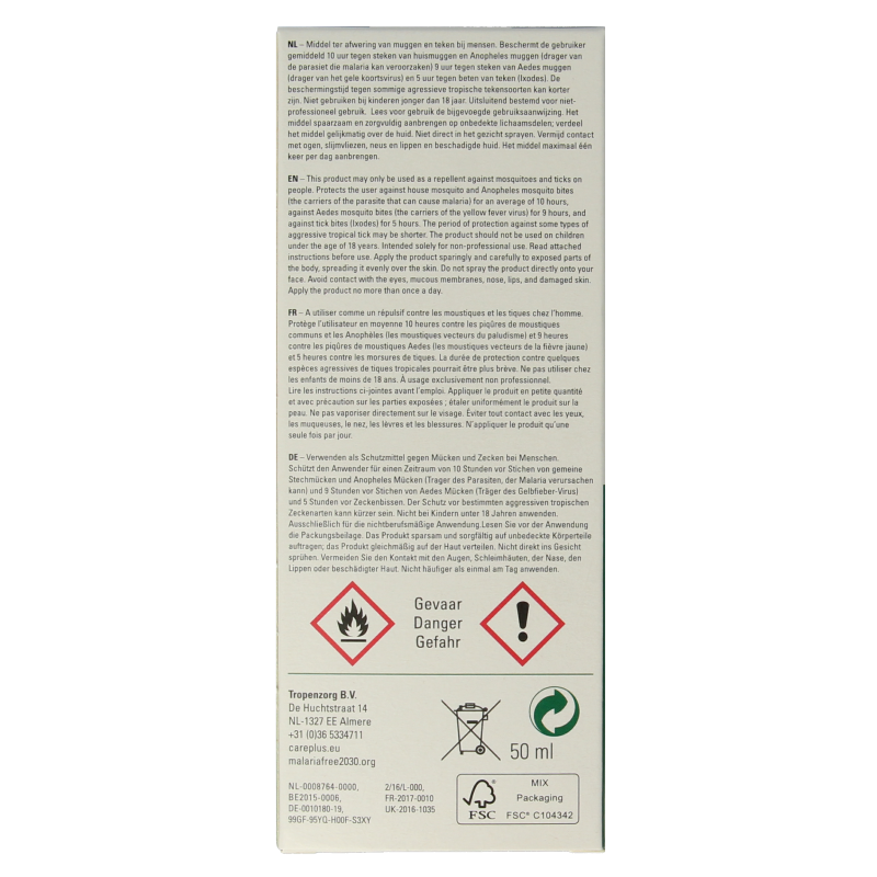 Care Plus Deet lotion 50% - Afbeelding 4