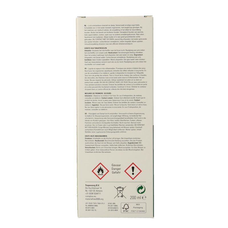 Care Plus Deet spray 40% - Afbeelding 4