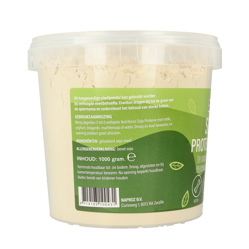 Nutriforce Soja proteine 95% - Afbeelding 2