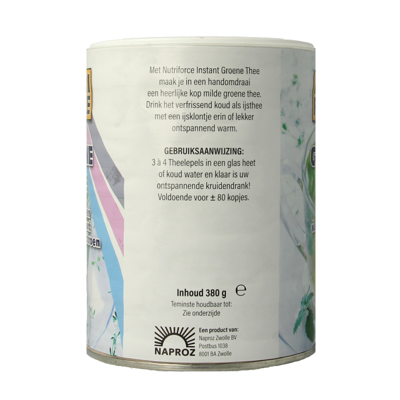 Nutriforce Instant groene thee - Afbeelding 2