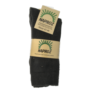 Naproz Thermo sokken zwart maat 43-46