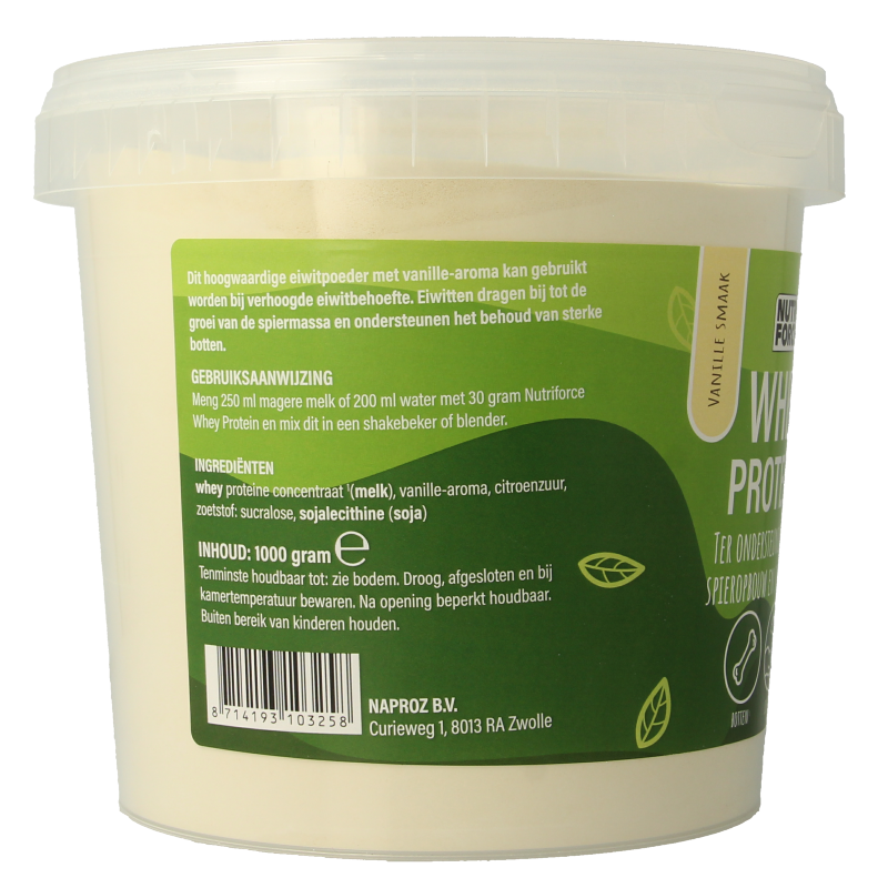 Nutriforce Super whey proteine - Afbeelding 2