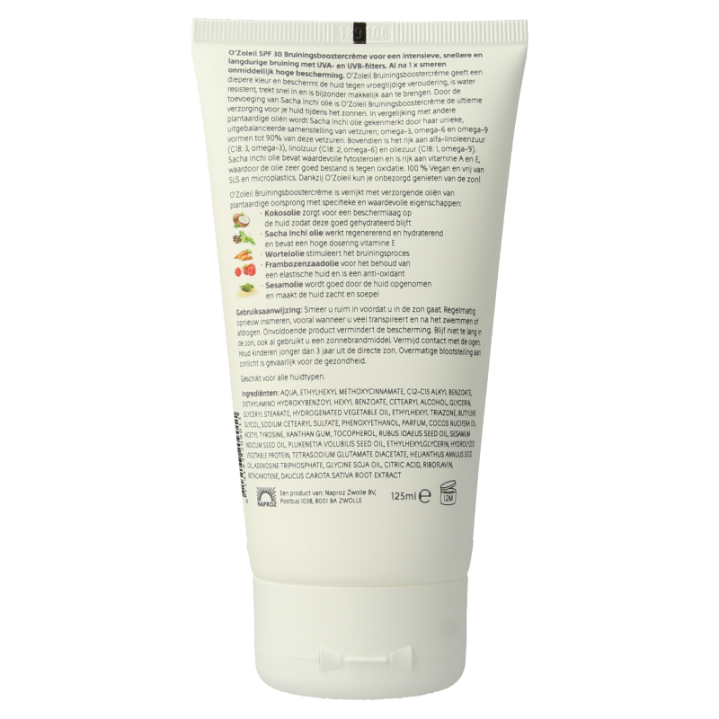 O' Zoleil Bruiningsbooster creme SPF30 - Afbeelding 2