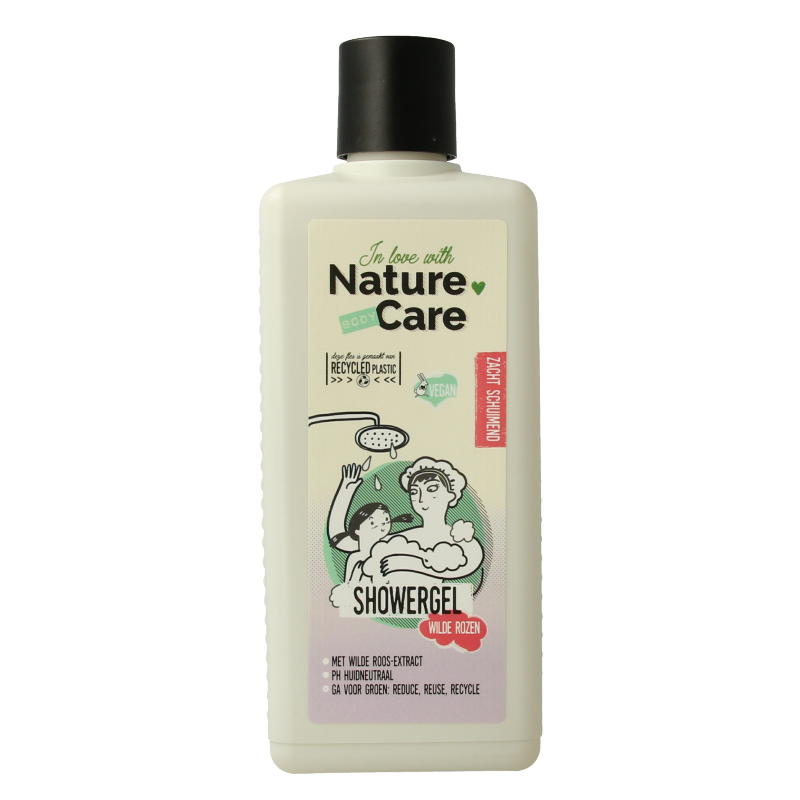 Nature Care Showergel wilde rozen