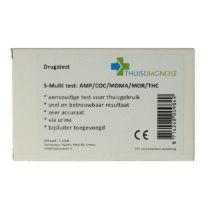 Thuis-diagnose Drugtest urine 5 soorten drugs