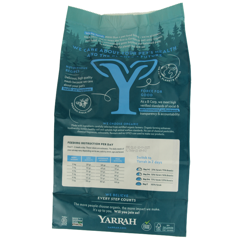 Yarrah Adult kattenvoer met vis bio - Afbeelding 3