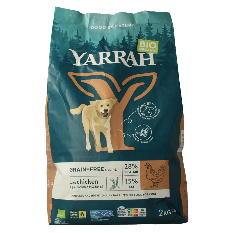 Yarrah Hondenvoer grainfree bio