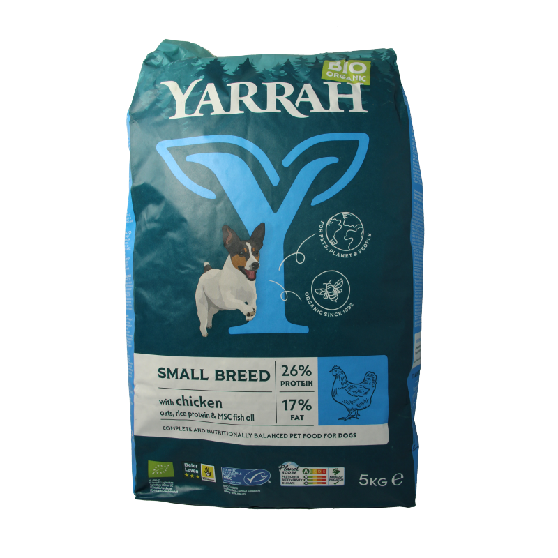Yarrah Adult hondenvoer met kip bio MSC