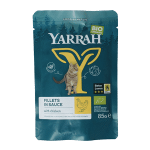 Yarrah Kat filet met kip in saus bio